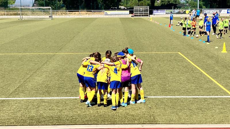 Unsere Mädchen beim Turnier