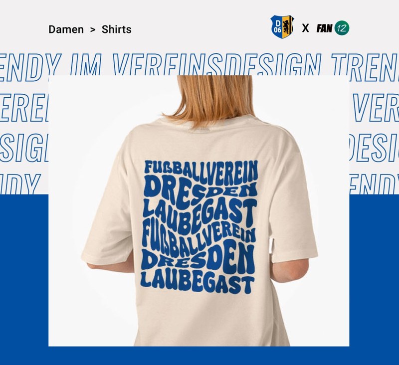 Damen-Shirts im Vereinsdesign